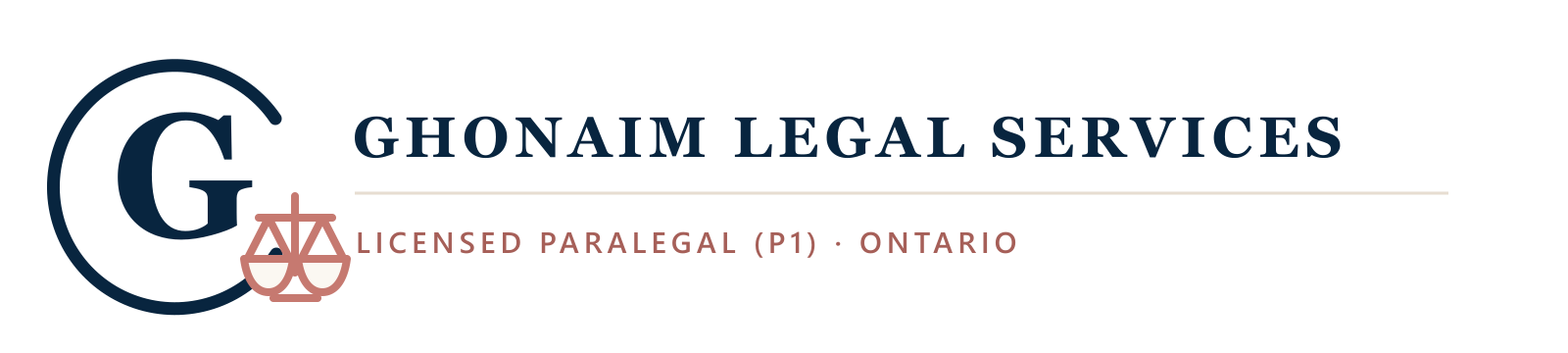 Ghonaim Legal Services - Licensed Paralegal (P1), Ontario